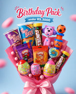 Load image into Gallery viewer, Colorful BingoWorld birthday gift pack under Rs.3000 with chocolates, candies, lollipops and surprise toys for kids celebrations