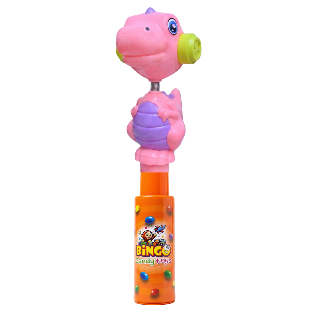 Dino Animal Shake Activity Toy Gift for Kids with Choco Beans Tube By Bingo Fun Series