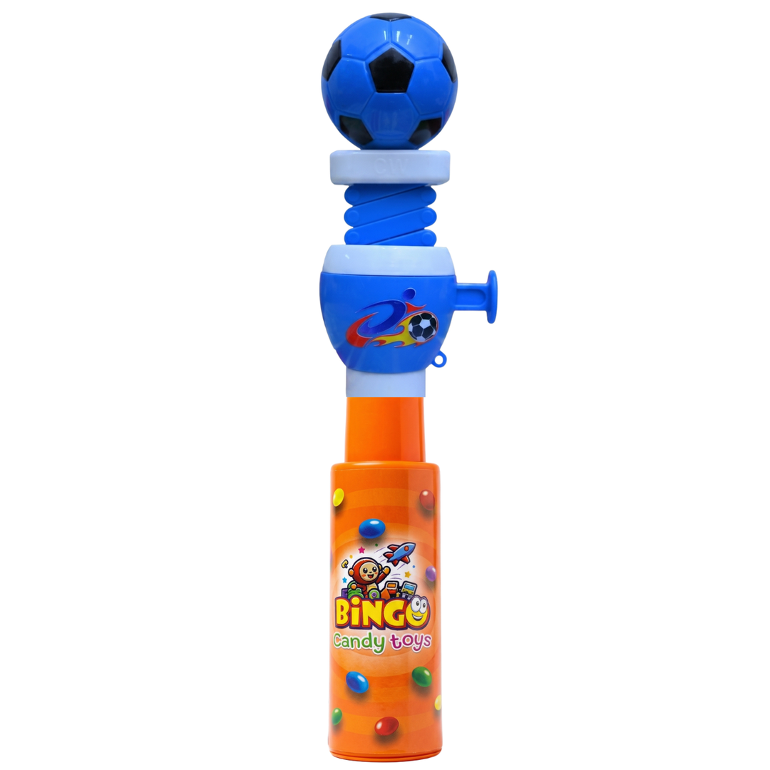 Football Activity Candy Toy for Kids with Choco Beans Tube By Bingo Fun Series