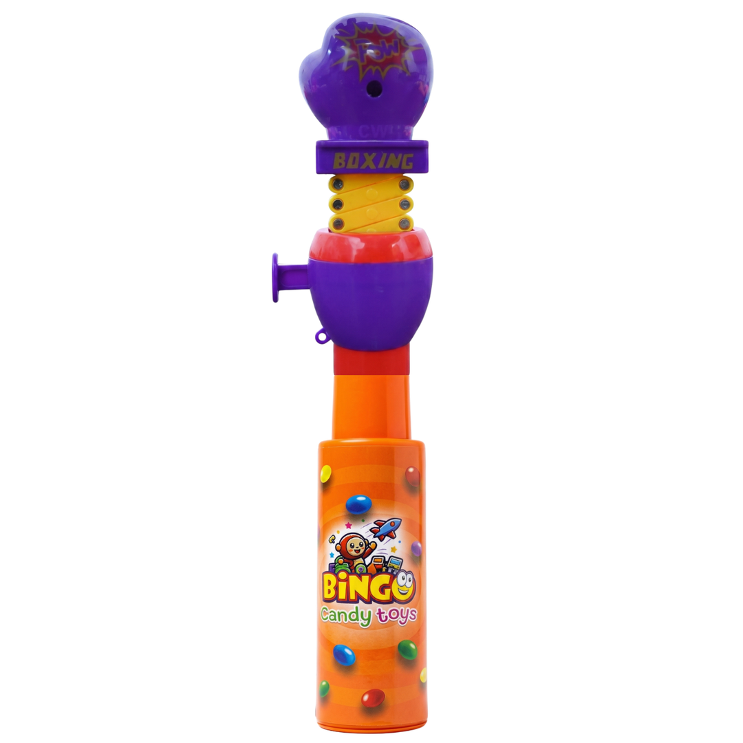 Punch Action Hand Activity Toy for Kids with Choco Beans Tube By Bingo Fun Series