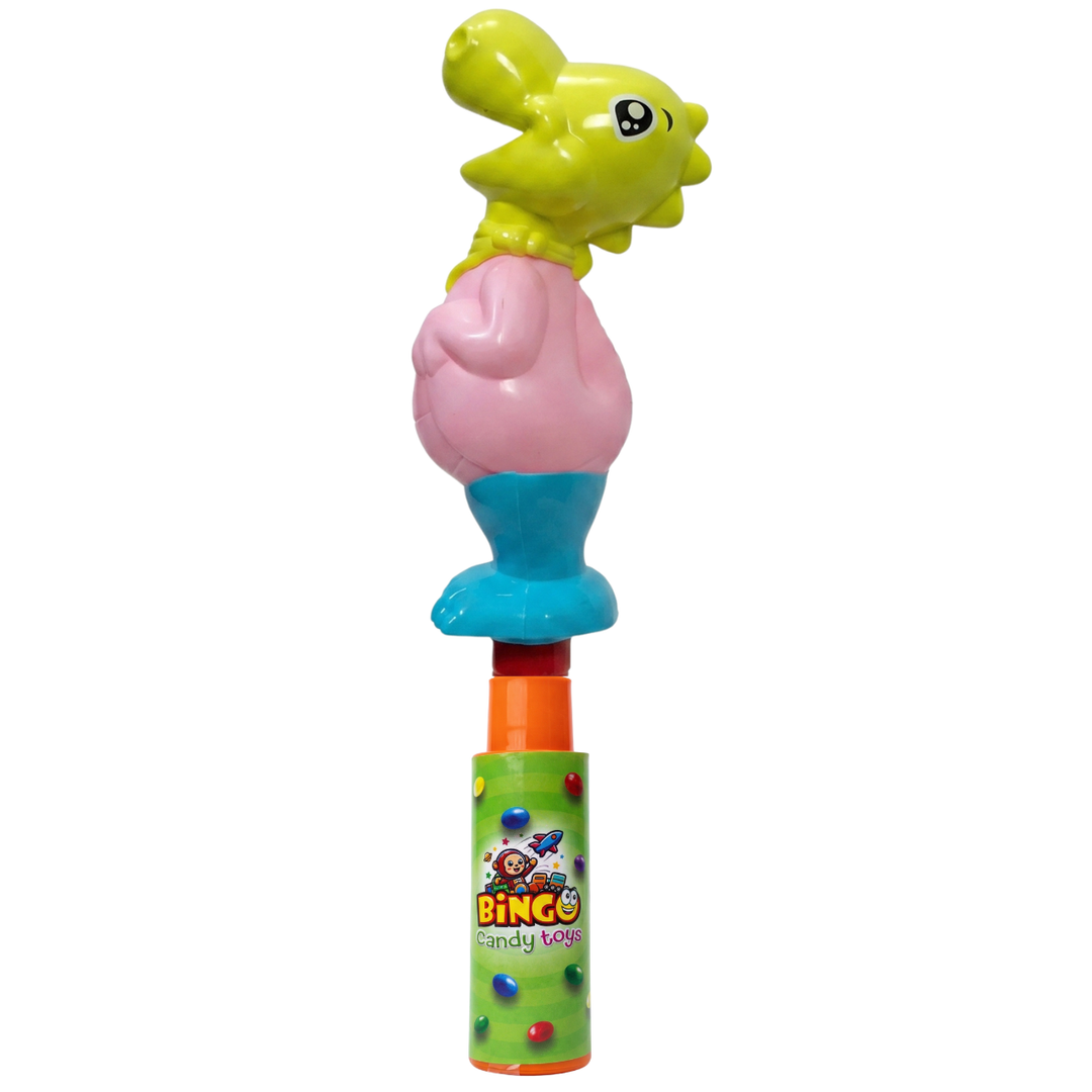 Bingo Super Series Noisy Animal Activity Toy with Choco Beans Tube