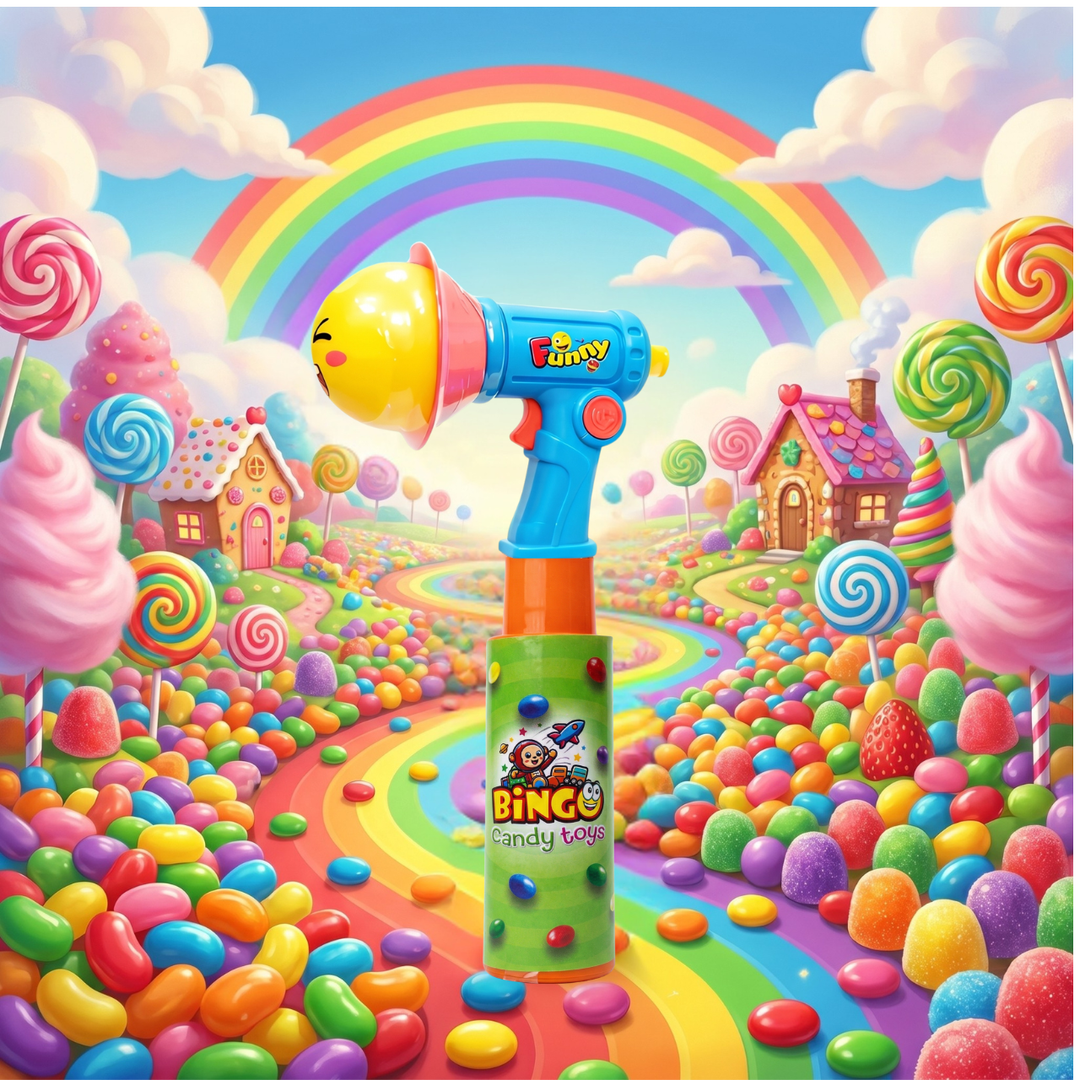 Blow Ball Toy Gift for Kids with Choco Beans Tube By Bingo Super Series