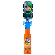 Ejection Car Racing Fun Toy with Choco Beans Tube for Kids