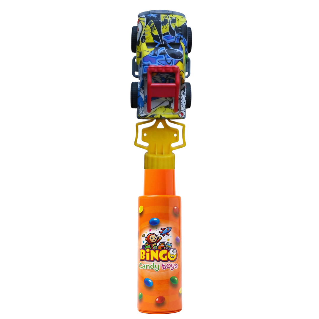 Ejection Racing Car Toy with Candy Surprise
