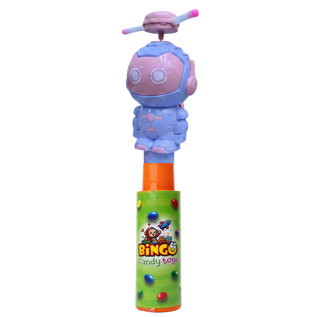 Kids Robot Helicopter Toy Candy Gift Pack
