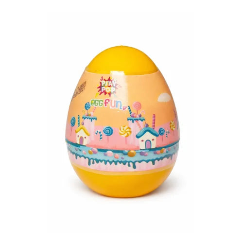 Surprise egg with toy and choco beans