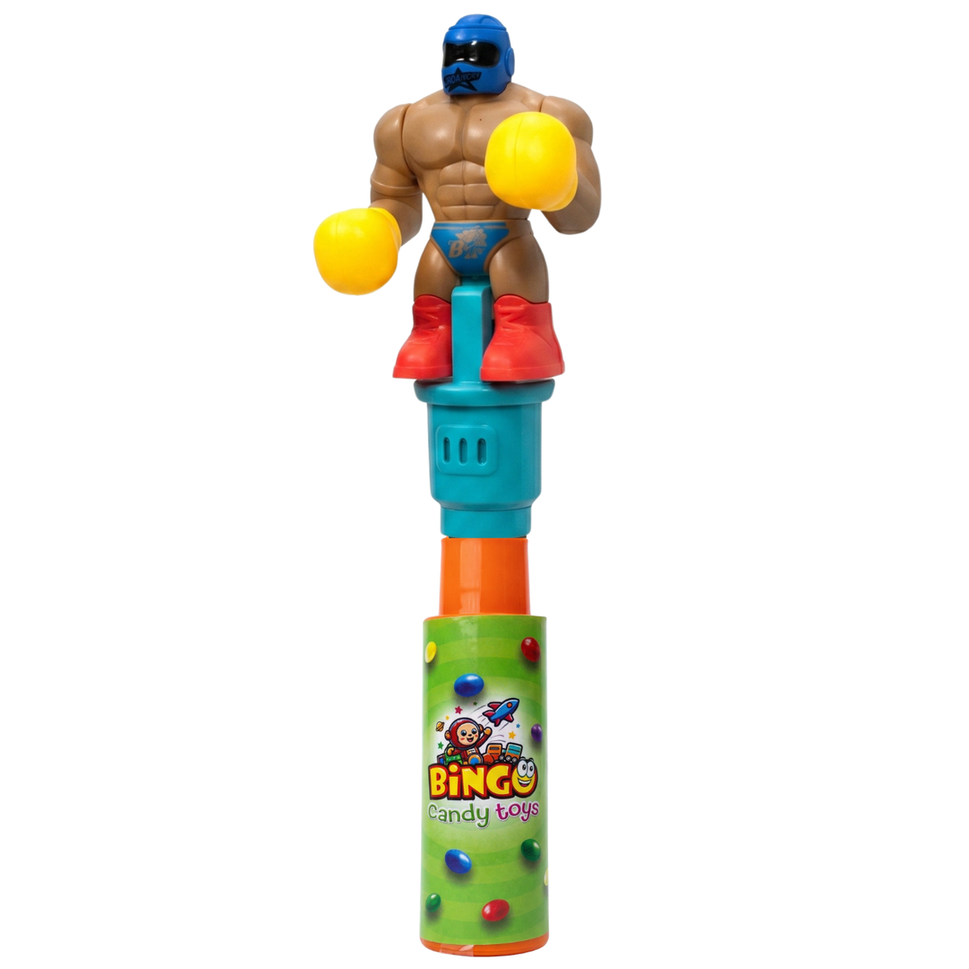 Warrior Action Figure Toy Gift with Chocolate Beans Tube