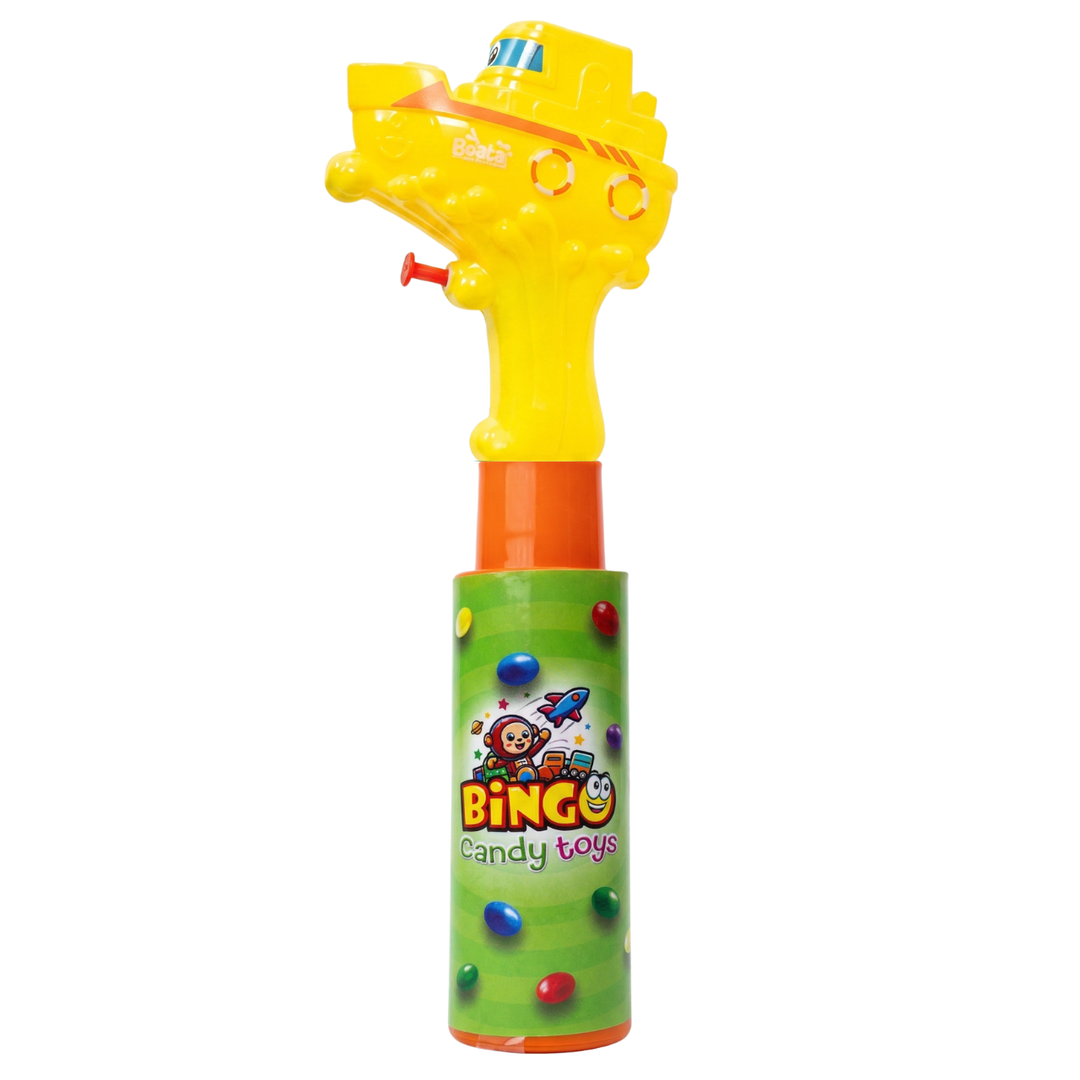 Water Fighter Toy with Choco Beans Tube for Kids